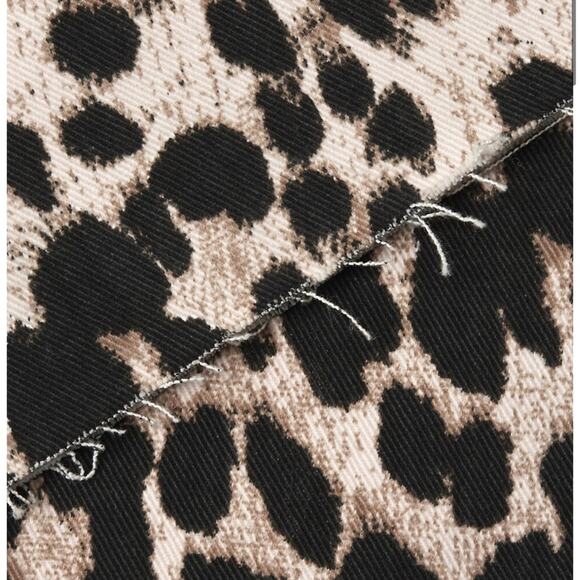 PAIGE Colette Flared Leopard-Print Cropped Jeans - Picture 3 of 6